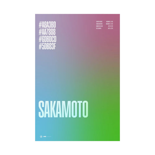 "SAKAMOTO" - #RGBDay Custom Poster