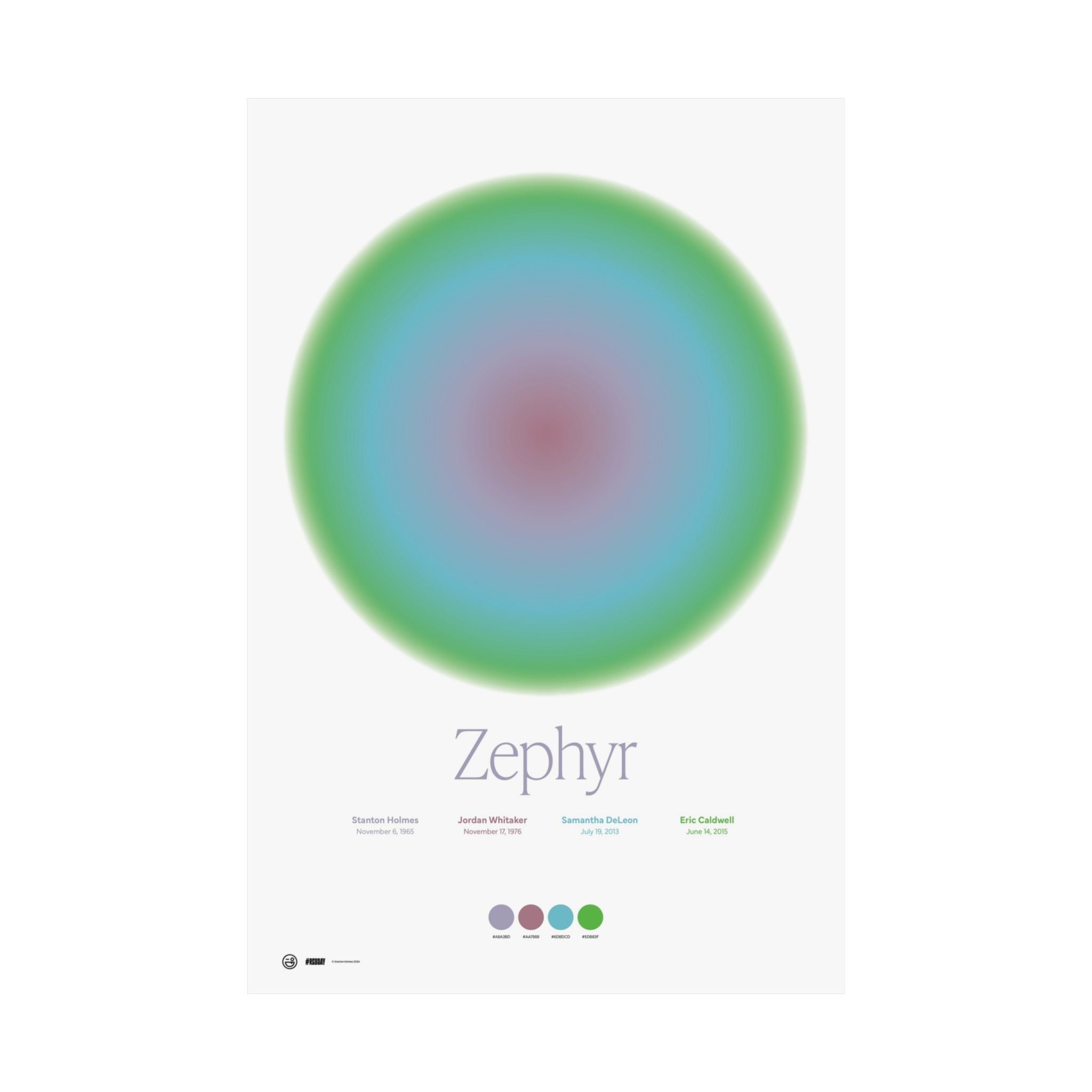 "ZEPHYR" - #RGBDay Custom Poster